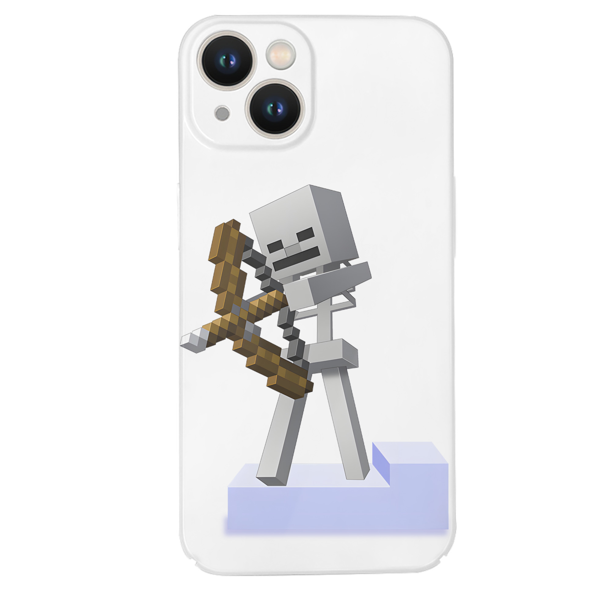 （画像用） マインクラフト ブロックの世界 Minecraft MC Block world 【iPhone 14シリーズ対応】ハードケース